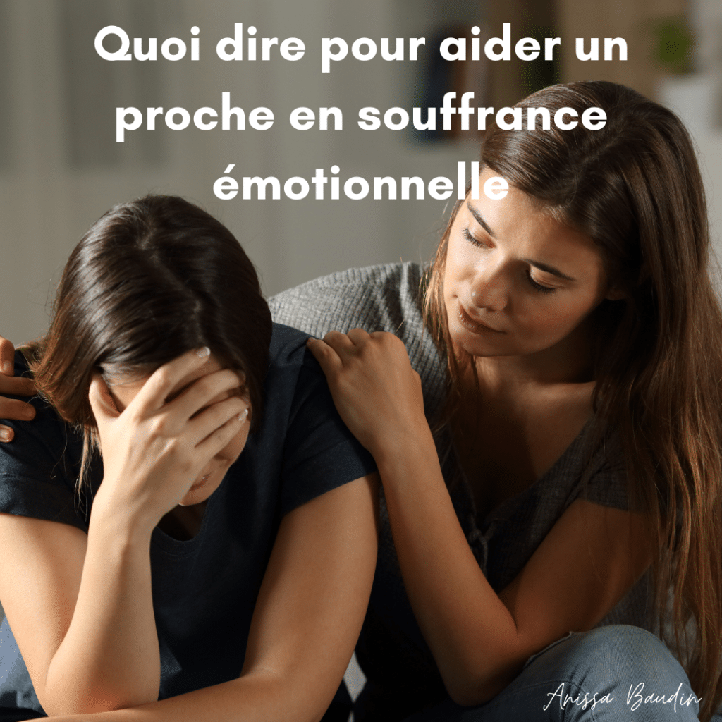 La souffrance émotionnelle