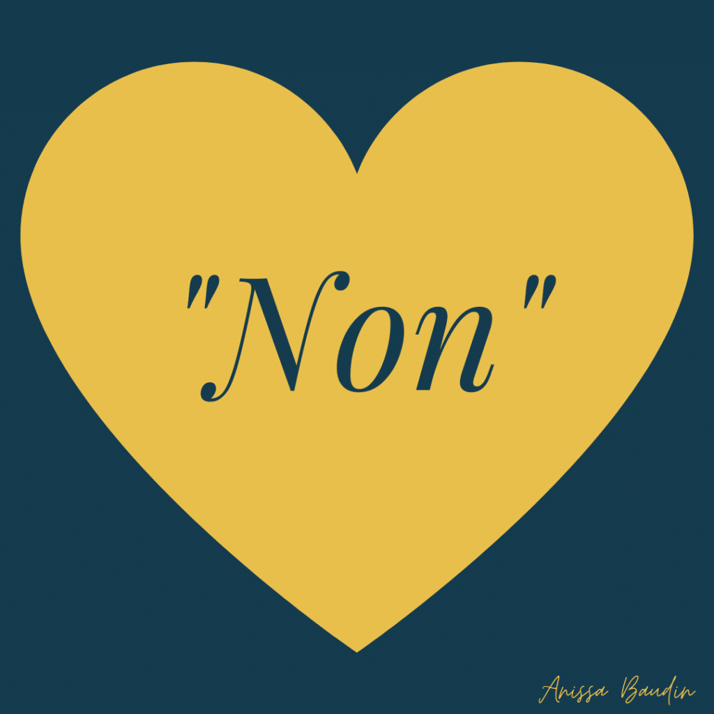 Apprendre à dire "NON"